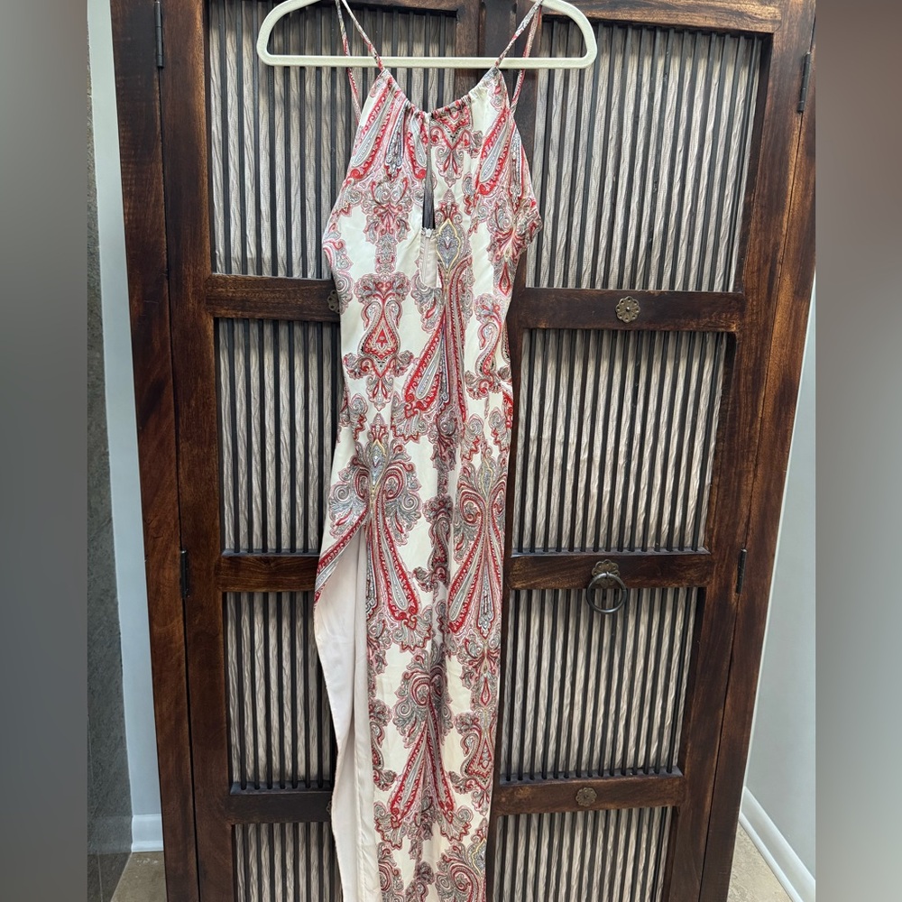 Superdown Paisley Halter Dress - Size S
